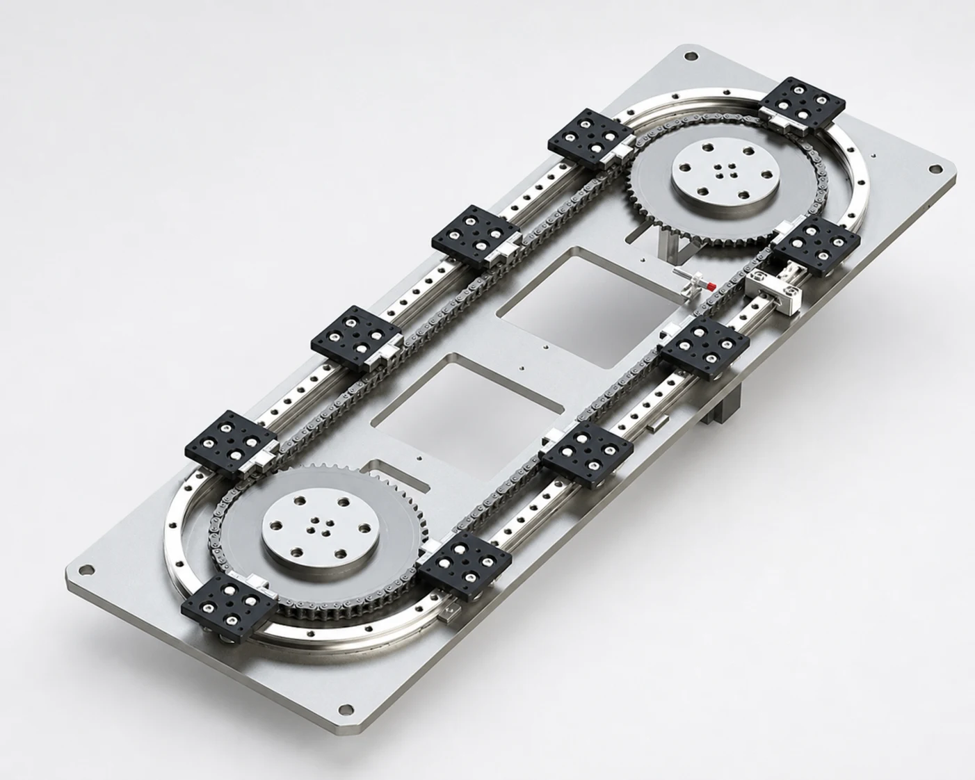 Ring slide assembly for battery and medical production lines - NLHB custom bearing application