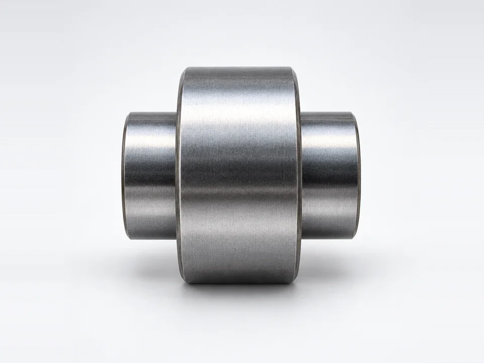 6000-616 pulley bearing side view, inner ring extends on both sides